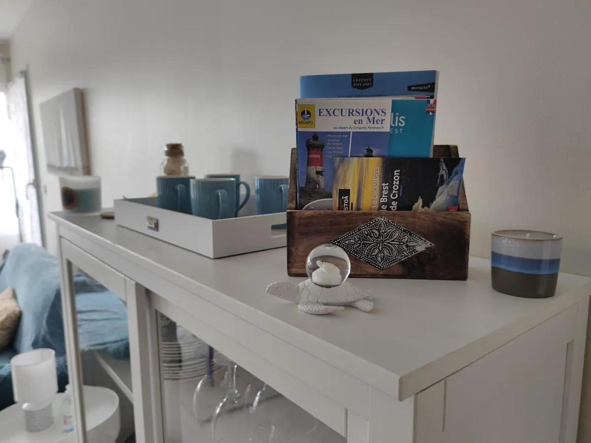 Charmant Appartement 3 Etoiles Classe Bord De Mer Travel Award 2024 Plougonvelin 0*,  Frankreich